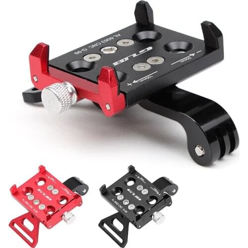 GUB Bicycle GPS Phone Holder Vertical Mount Adjustable Cycling Bike Aluminum Alloy Frame Holder Detachable Sport Camera Adapter