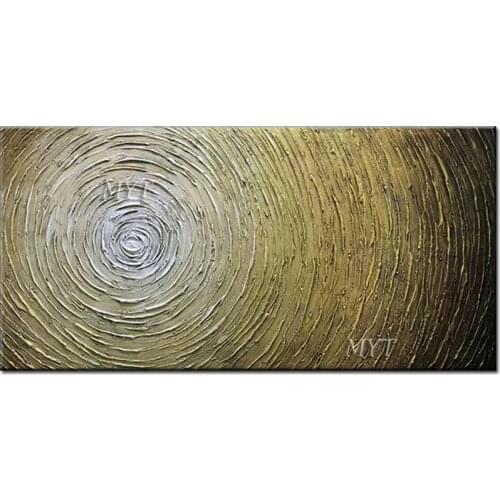 The Disk Or A Bright Moon Abstract Oil Painting On Canvas Living Room Home Pictures Modern Wall Art Paintings 100% Handpainted