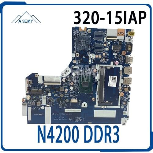 For Lenovo 320-15IAP notebook motherboard DG424 DG524 NM-B301 motherboard CPU N4200 DDR3 100% test work free shipping