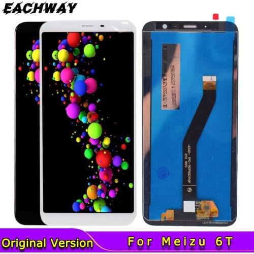 MEIZU 6T LCD Display Tested Warranty 5.7" 1280x720 For MEIZU 6T Meilan 6T Display Touch Screen Digitizer Assembly 6T LCD Screen