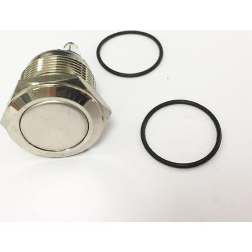 Auto Metal Power Push Button Switch Latching Type On-off 16mm 3A/250VAC