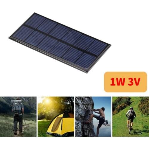 1W 3V Solar Panel Module Phone Charger Lamp Mini Battery Cell Charge DIY Kit Automatically Recharging Durable Elements