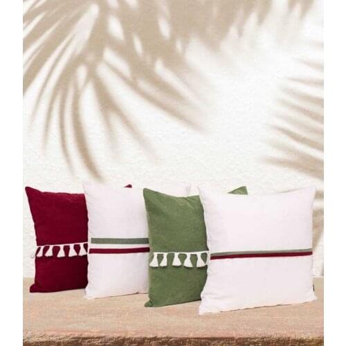 Bias Throw Pillow Cover Set