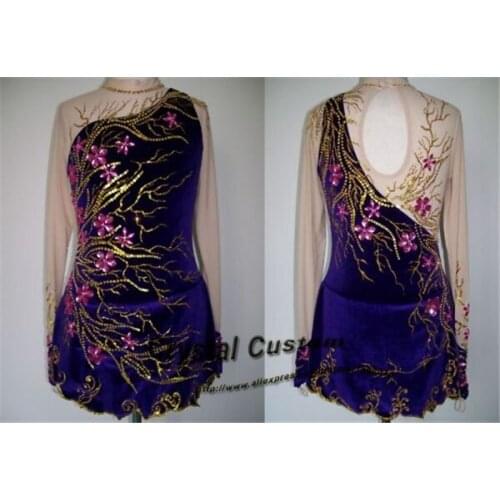 Custom Figure Skating Dresses Crystal New Brand Vogue Ice Skating Competition Dress DR3279