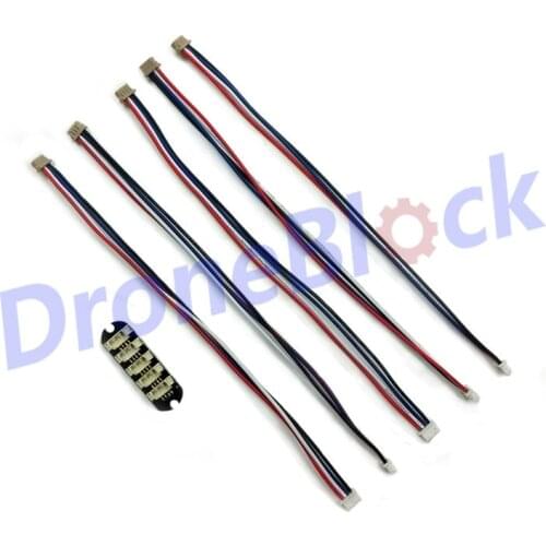 Pixhawk I2C Splitter I2C junction board hub expand module accessories with cables