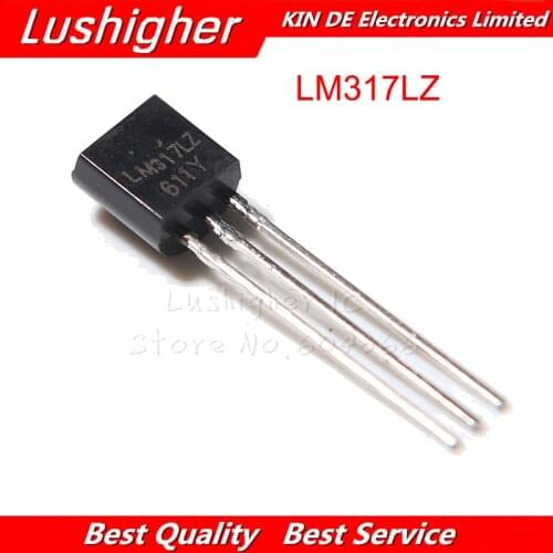 100pcs LM317 TO-92 LM317LZ TO92 Voltage Regulator 1.2V To 37V 100mA 0.1A New Original