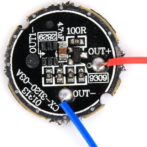 P22 Flashlight Circuit Board 3.6V 3 Modes 20MM Diameter Torch Drive Board for 1W 3W 5W LED