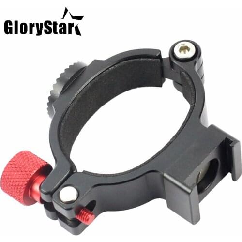 CNC 1/4 Thread Extension Mount Ring Hot Shoe Adapter Tripod Hold for DJI OSMO2 Pocket Stabilizer Portable Handheld Gimbal Parts