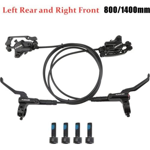 1 Pair MEROCA Bicycle Brake Hydraulic Disc Brake Bicycle Oil Brake Mountain Bike Brake Front Rear Bike Caliper Clamp Bike Parts