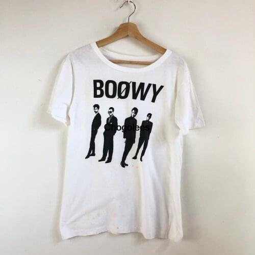 Vintage Boowy Shirt Japan Rock Band Tour Shirt