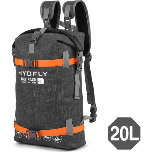 10L/15L/20L Outdoor Waterproof Bag Dry Bag Waterproof Backpack Fishing Floating Roll-top Sport Bag Drifting Waterproof Bag