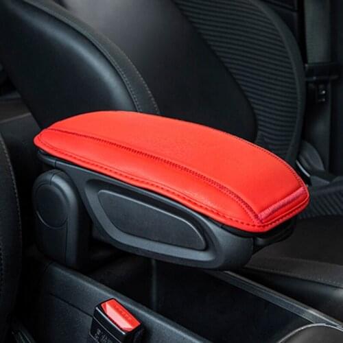 High Quality Car styling Leather Armrest Case Mats Interior Protector For Mini Cooper S One JCW F54 F55 F56 F57 F60 Accessories