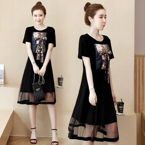 Womens loose T-shirt plus size L-5XL dress blouses blusas fat XXL XXXL 3XL XXXXL 4XL XXXXXL 100KG woman wear slim Casual dresses