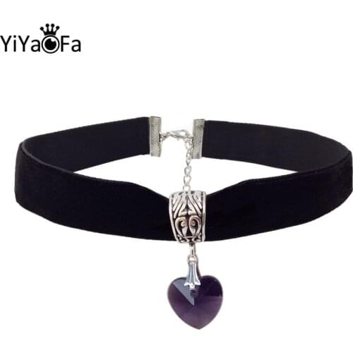 YiYaoFa Handmade Choker Necklace & Pendant Vintage Women Accessories Gothic Party Jewelry Statement Necklace for Women DD-72