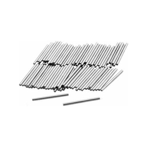 100 Pcs Stainless Steel 1.1mm x 15.8mm Dowel Pins Fasten Elements