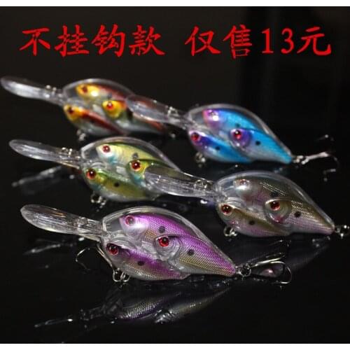 100pcs/lot Crank Fishing Lures artificial Weihai foreign trade export road sub bait fish group 9.7cm/18g