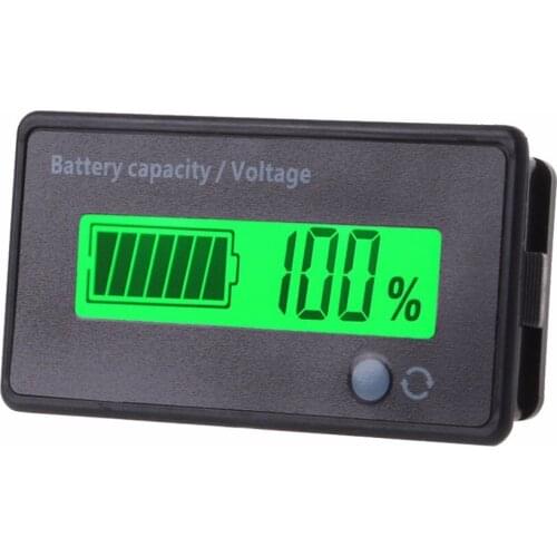 12V-84V Lead-acid Battery Capacity Indicator Voltage Meter Voltmeter LCD Monitor Tester Tools