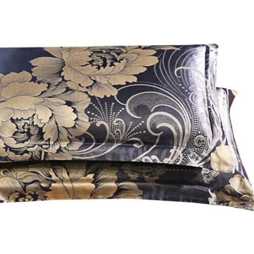 2PCS/Set Sexy Flower PillowCases Rayon Cool Summer Palace Pillow Case Mod Grace Bedding Set Soft Home Bed Pillow Cover Bedding