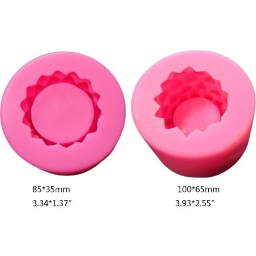 3D Pine Cone Candle Holder Epoxy Resin Mold Candlestick Silicone Mould DIY Tool R58E