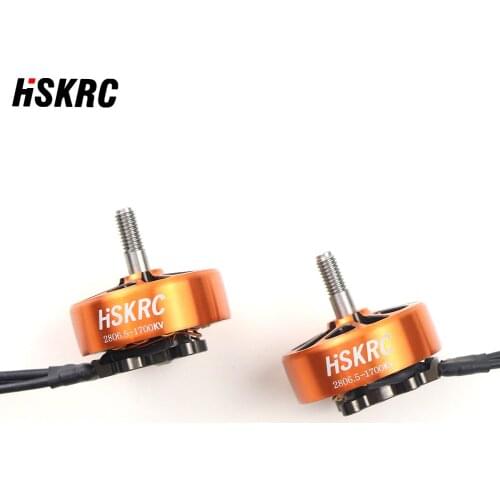4PCS HSKRC 2806.5 1700KV 3-6S Brushless Motor for RC FPV Racing Freestyle 6inch 7inch Long Range Cinelifter Drones DIY Parts