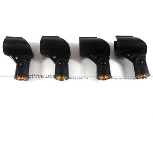 4PCS /LOT Hiqh quality Microphone Clip Holder fits for Shure A25D, SM58, SM57 & other 3/4" inch microphone