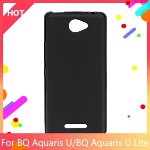 Aquaris U Case Matte Soft Silicone TPU Back Cover For BQ Aquaris U Lite Phone Case Slim shockproof