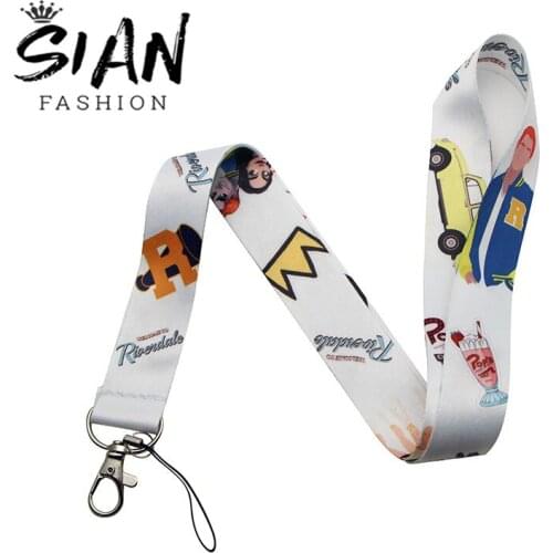Cartoon Car Printed KeyChain Art Neck Strap for Phone Keys ID Card Anti-lost Lanyard KeyHolder Charm Decor Hang Rope New Pattern