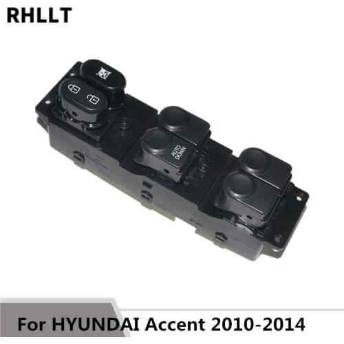 For HYUNDAI Accent 2010-2014 main drive switch power window switch 935701R111 front left driver side window electric switch