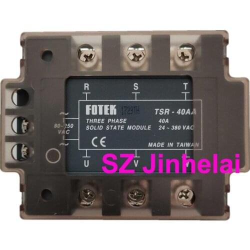 FOTEK TSR-40AA Authentic original 3-Phase SOLID STATE MODULE,SSR, SOLID STATE RELAY 40A