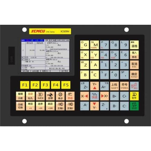 CNC milling System Offline Controller XC609M 1-6 Axis Breakout Board Engraving Machine Control Combined Hmi Touch Screen