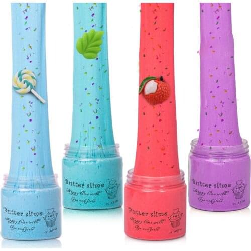 100ml*4 Color Mud Cloud Modeling Clay Light Rubber Foaming Glue Used To Enhance Childrens Creativity, Childrens Toy Set Gift