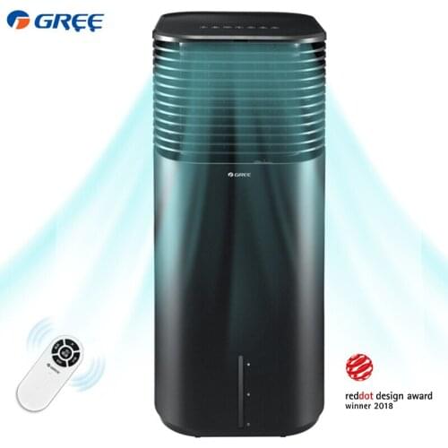 GREE Remote Control Air Conditioning Fan 20L Cold Fan Home Portable Air Conditioner Office Single Cold Humidification Floor Fan