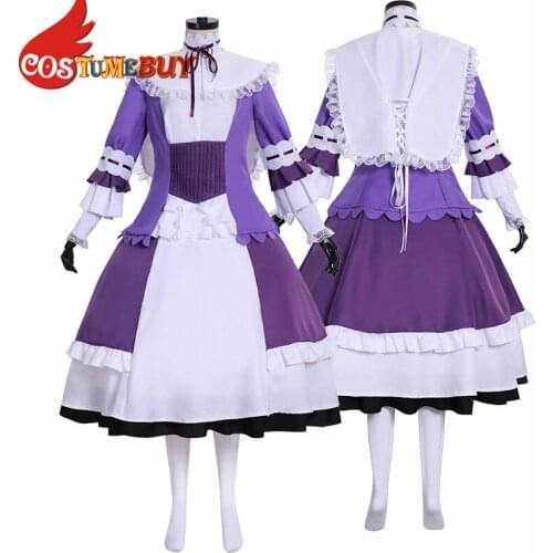 Costumebuy The Rising of the Shield Hero Melty Q. Melromarc Cosplay Costume Ball Dress Purple Halloween Party Custom Made