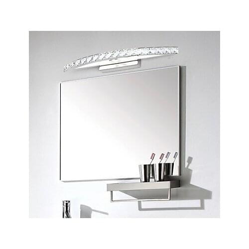 Fashion Modern Crystal Wall Sconce Bathroom Wall Lamp LED Mirror Light Fixtures For Home Indoor Lighting Lampe Murale Anardela