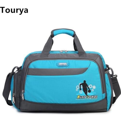 Tourya Men Travel Bag Nylon Large Capacity Hand Carry on Luggage Women Weekend Bag Travel Duffle Tote Bags Crossbody Travel Bags