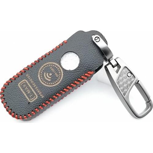 New Styles High Quality Remote 100% Leather Motor Key Fob Case for Yamaha TMAX 530 DX SX motorcycle 2017/2018 Key Cover