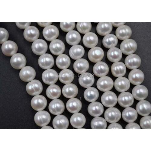 Wholesale 5 strands 9mm near round potato freshwater pearl lots