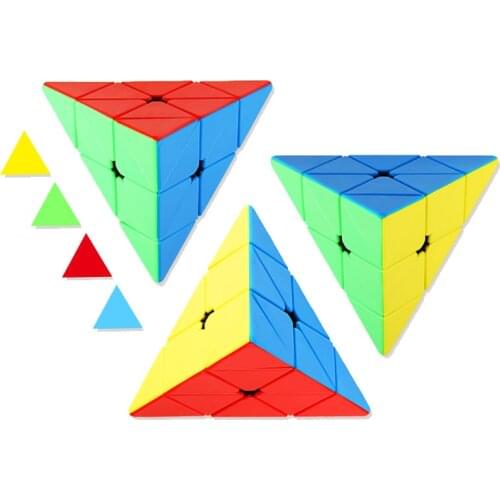 Original High Quality ShengShou Tank Pyramid Magic Cube SengSo 3x3x3 Speed Puzzle Christmas Gift Ideas Kids Toys