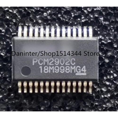 PCM2902 PCM2902C PCM2902CDB New import SSOP28 2PCS/LOT aliexpress
