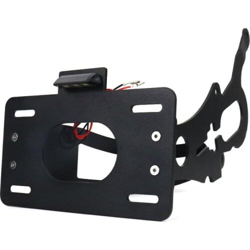 Fit for KAWASAKI Vulcan 800 VN800 1995-2006 Side Fender Eliminator Side Mount License Plate Holder Side License Plate Holder