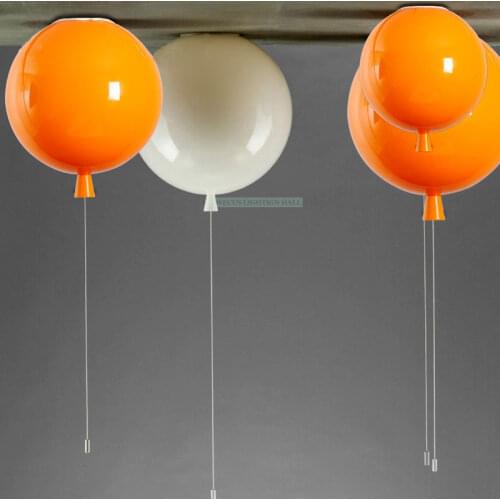D300mm ball shape ceiling light, beautiful children bedroom ballon lamp, foyer colorful decoration lighting