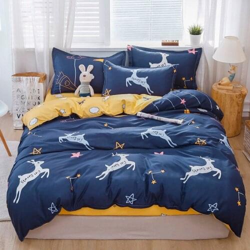 Luxury Duvet Cover King Size Bed Frame Family Bedding 140x190 Cover Sheet Bedding Set Queen Size Bed Linen Set Double