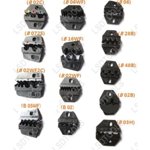 Mini replaceable crimping dies HS/DN series terminal crimping jaws for press various teminal and connectors crimping tool dies