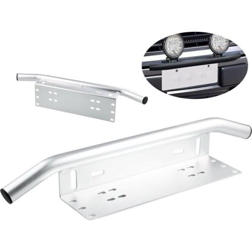 LED Light Bar Mounting Bracket Front License Plate Frame Mounting Bracket Holder for Off-Road Lights LED Work Lamps Lighting Bar
