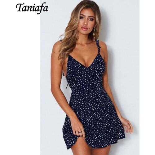 TANIAFA Summer Polka Dot Dresses
