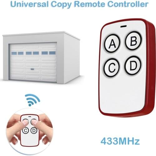 AK-K210605 Universal 4 Buttons Smart Copy Remote Controller Home Garage door Opener Duplicator Clone Cloning Learning Code Key