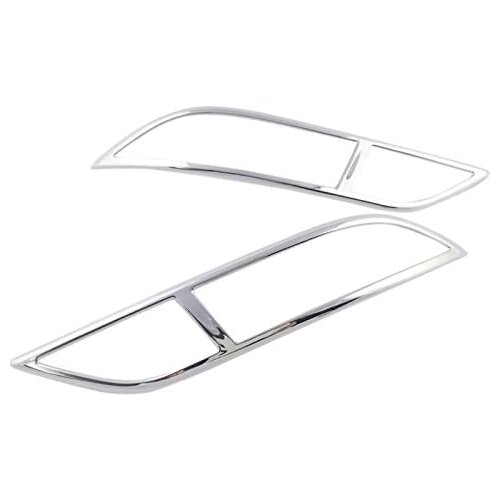 For Vauxhall Mokka X 2017 - 2019 ABS Chrome Rear Fog Lights Cover Strip 2 Pieces