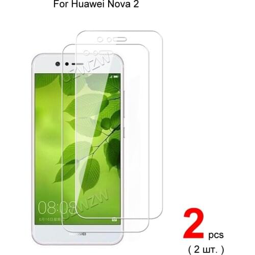 For Huawei Nova 2 Tempered Glass Screen Protectors Protective Guard Film HD Clear 0.3mm 9H Hardness 2.5D