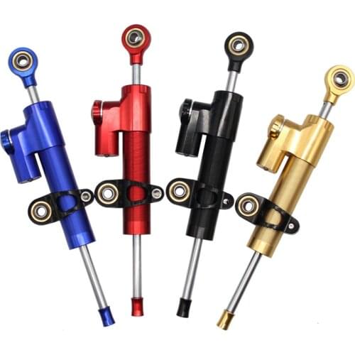 1PCS CNC Universal Motorcycle Steering Damper Stabilizer Linear Reversed Safe Control