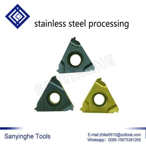 Free shipping high quality 10pcs/lots sanyinghe 11NR A55 PS30 16NR A55 PS30 cnc carbide threading inserts for stainless steel